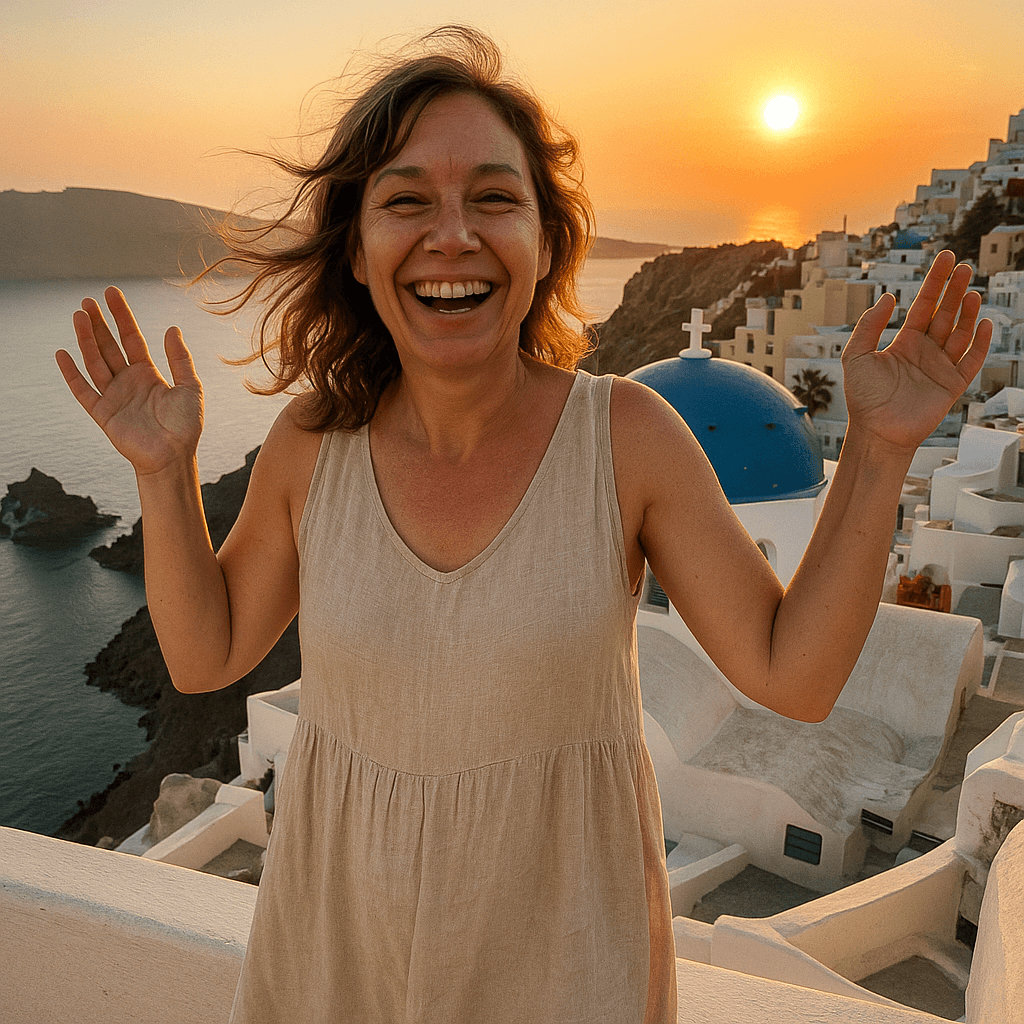 Sarah M. - Santorini, Greece