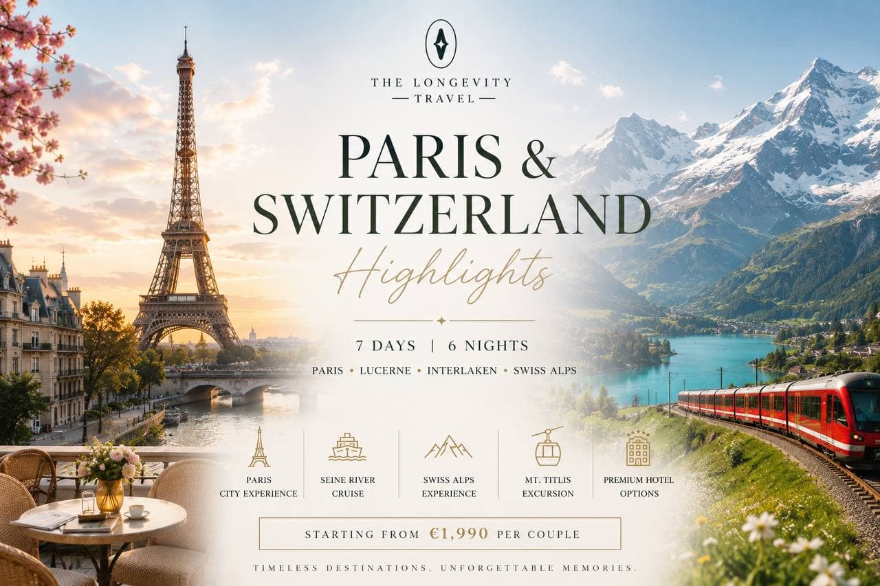 Paris & Switzerland Romantic Escape
